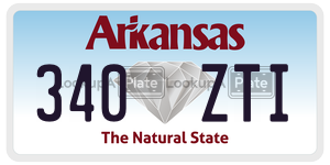 340ZTI  license plate in AR