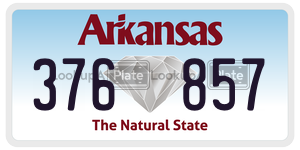 376857  license plate in AR