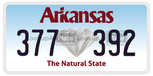 377392  license plate in AR