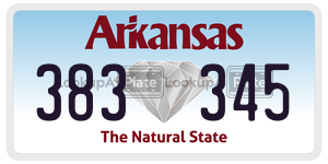 383345  license plate in AR