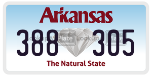 388305  license plate in AR