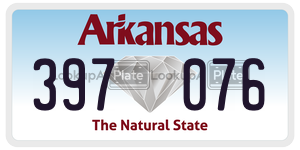 397076  license plate in AR