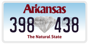 398438  license plate in AR
