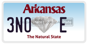 3NOE  license plate in AR
