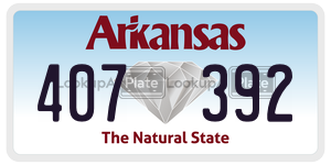 407392  license plate in AR