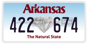 422674  license plate in AR