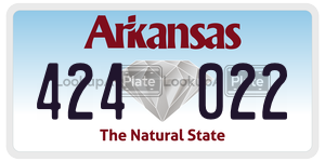 424022  license plate in AR