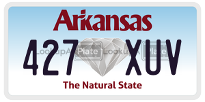 427XUV  license plate in AR
