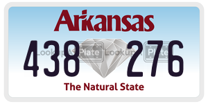 438276  license plate in AR