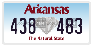 438483  license plate in AR
