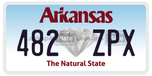 482ZPX  license plate in AR