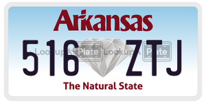 516ZTJ  license plate in AR