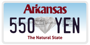 550YEN  license plate in AR