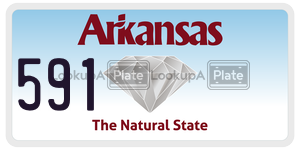 591  license plate in AR