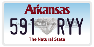 591RYY  license plate in AR