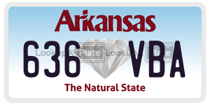 636VBA  license plate in AR