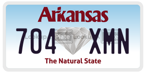704XMN  license plate in AR