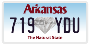 719YDU  license plate in AR