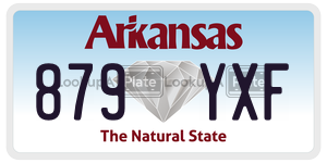 879YXF  license plate in AR