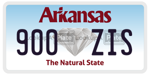 900ZIS  license plate in AR