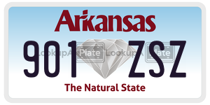 901ZSZ  license plate in AR