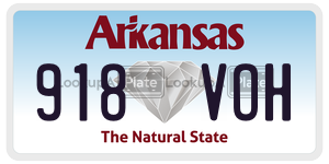 918VOH  license plate in AR