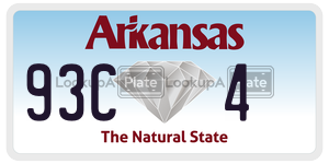 93C4  license plate in AR
