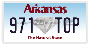 971TOP  license plate in AR
