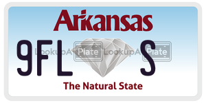 9FLS  license plate in AR