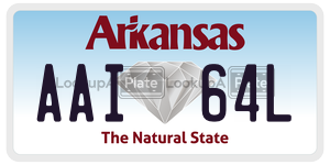 AAI64L  license plate in AR