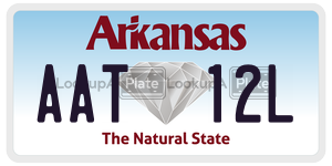 AAT12L  license plate in AR