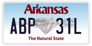 ABP31L  license plate in AR