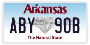 ABY90B  license plate in AR