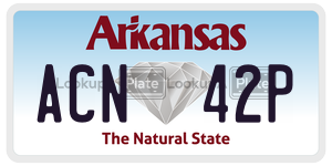 ACN42P  license plate in AR