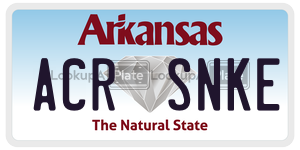 ACRSNKE  license plate in AR