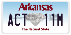ACT11M  license plate in AR