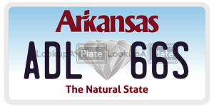 ADL66S  license plate in AR