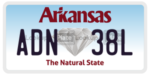 ADN38L  license plate in AR