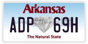 ADP69H  license plate in AR