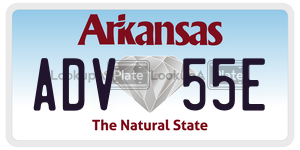 ADV55E  license plate in AR