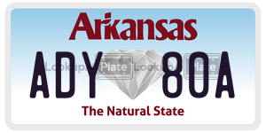 ADY80A  license plate in AR