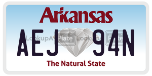 AEJ94N  license plate in AR