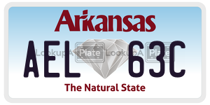 AEL63C  license plate in AR