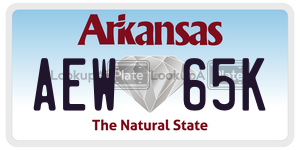 AEW65K  license plate in AR