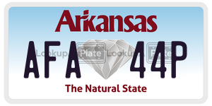 AFA44P  license plate in AR