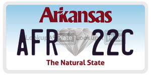 AFR22C  license plate in AR