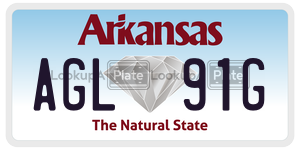 AGL91G  license plate in AR