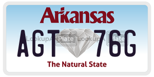 AGT76G  license plate in AR