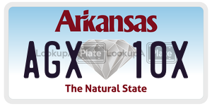 AGX10X  license plate in AR