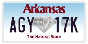 AGY17K  license plate in AR